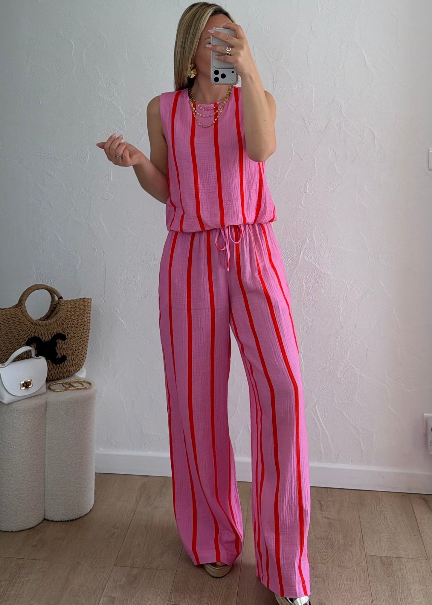 Pantalon EVANIA Rose