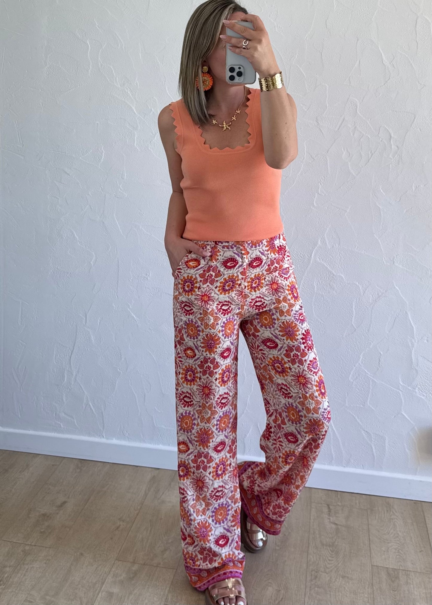 Pantalon Louison Fleuri