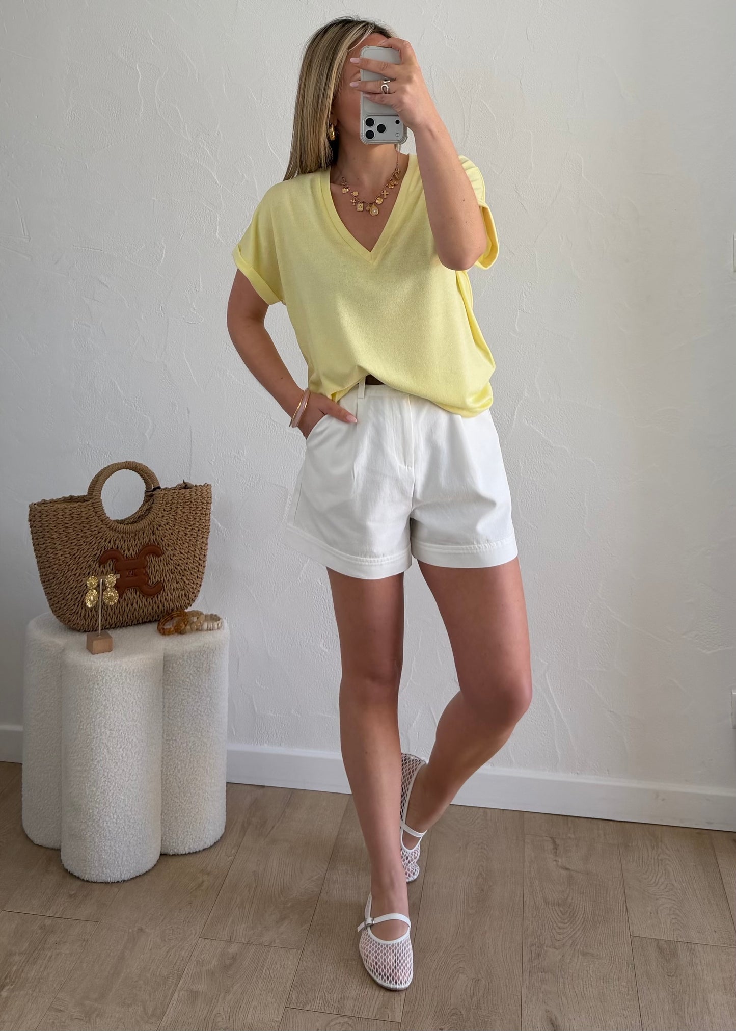 T-shirt Lisa Jaune 🍋