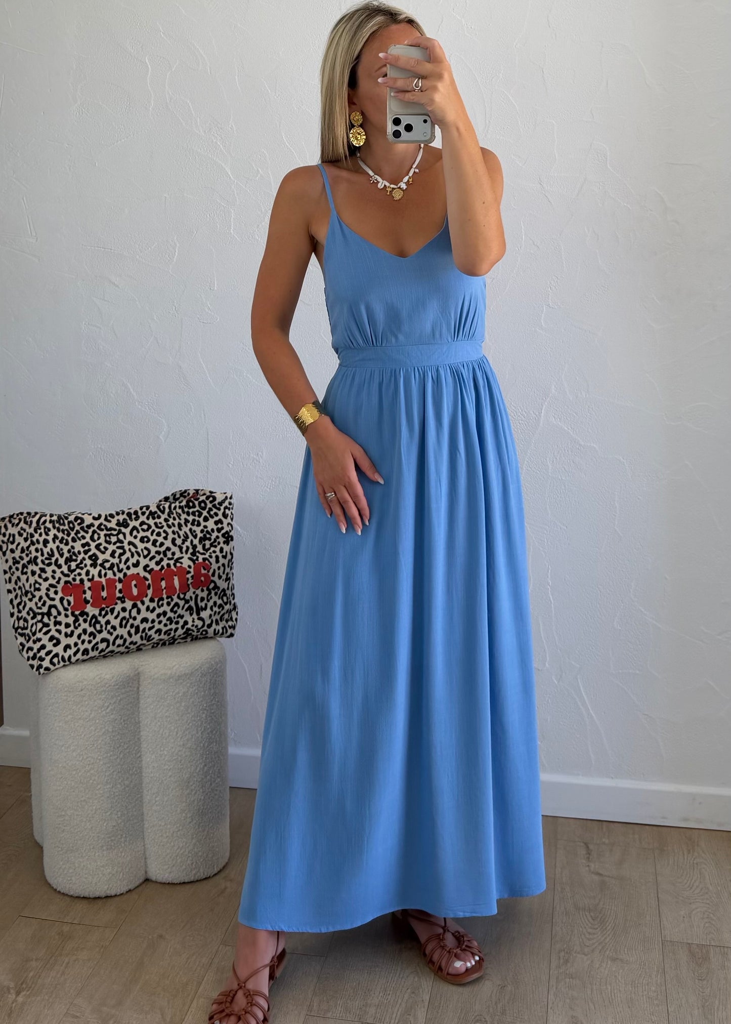 Robe FLORA Bleu