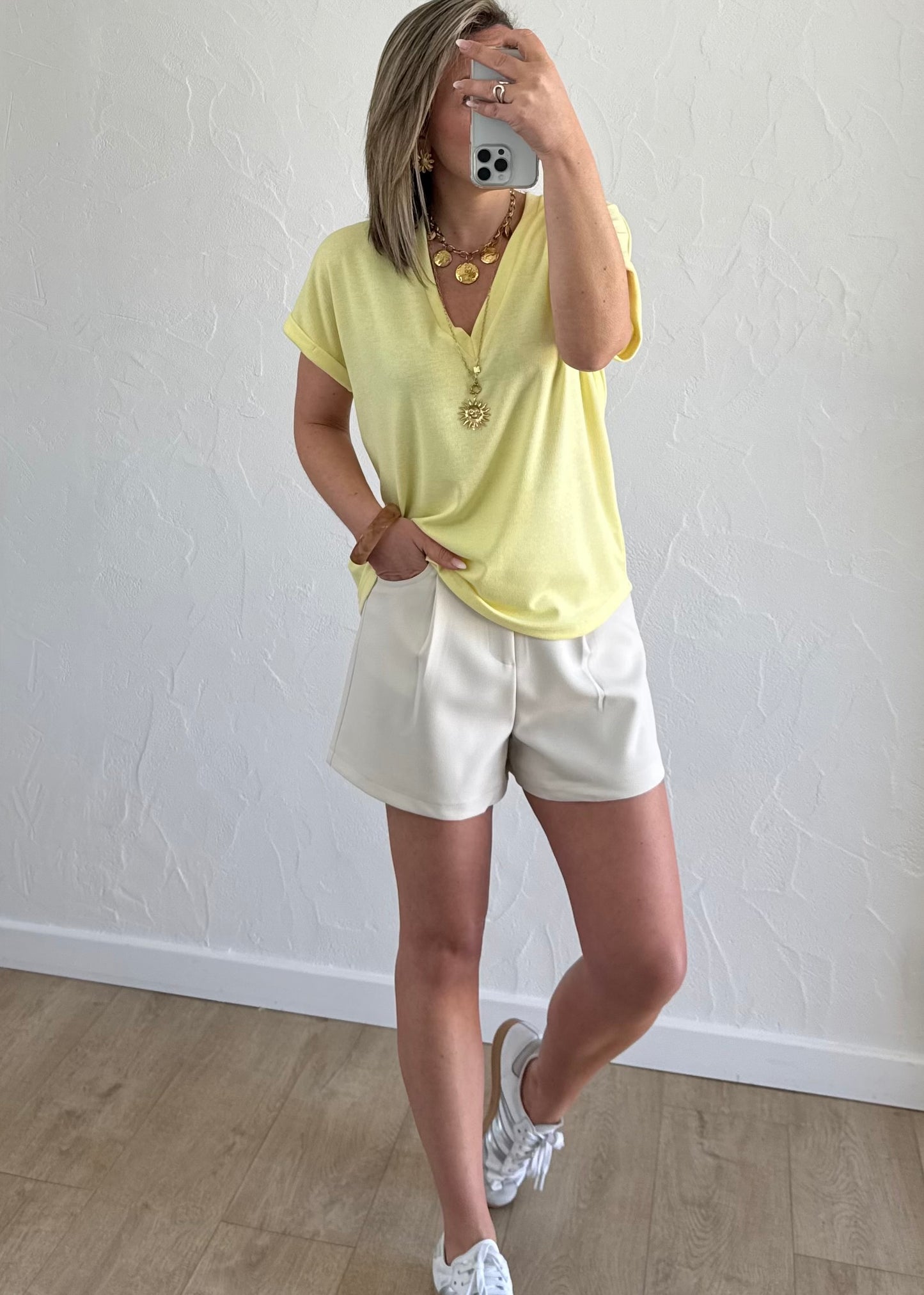 Haut Claudine Jaune