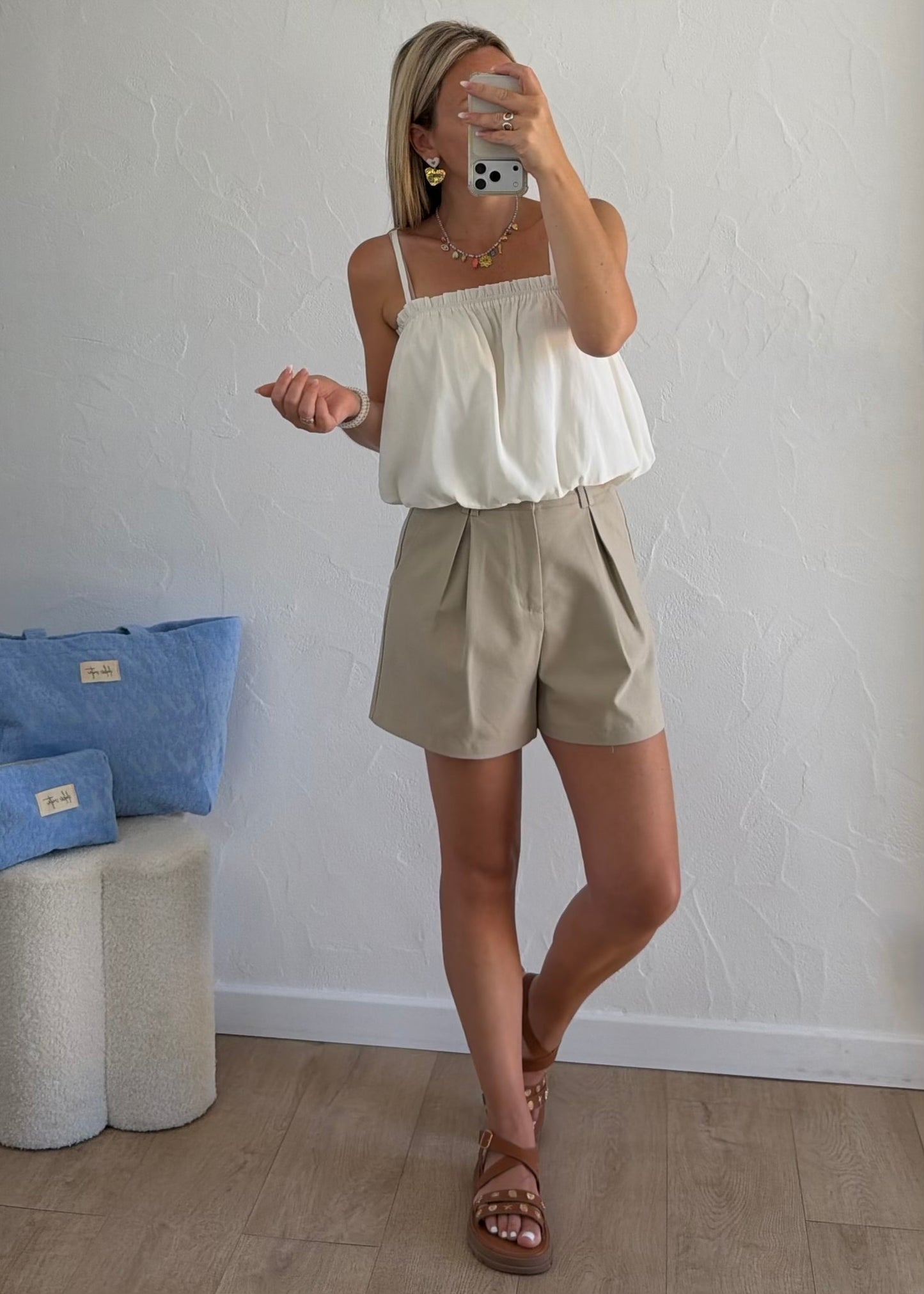 Top NOEMIE Ecru