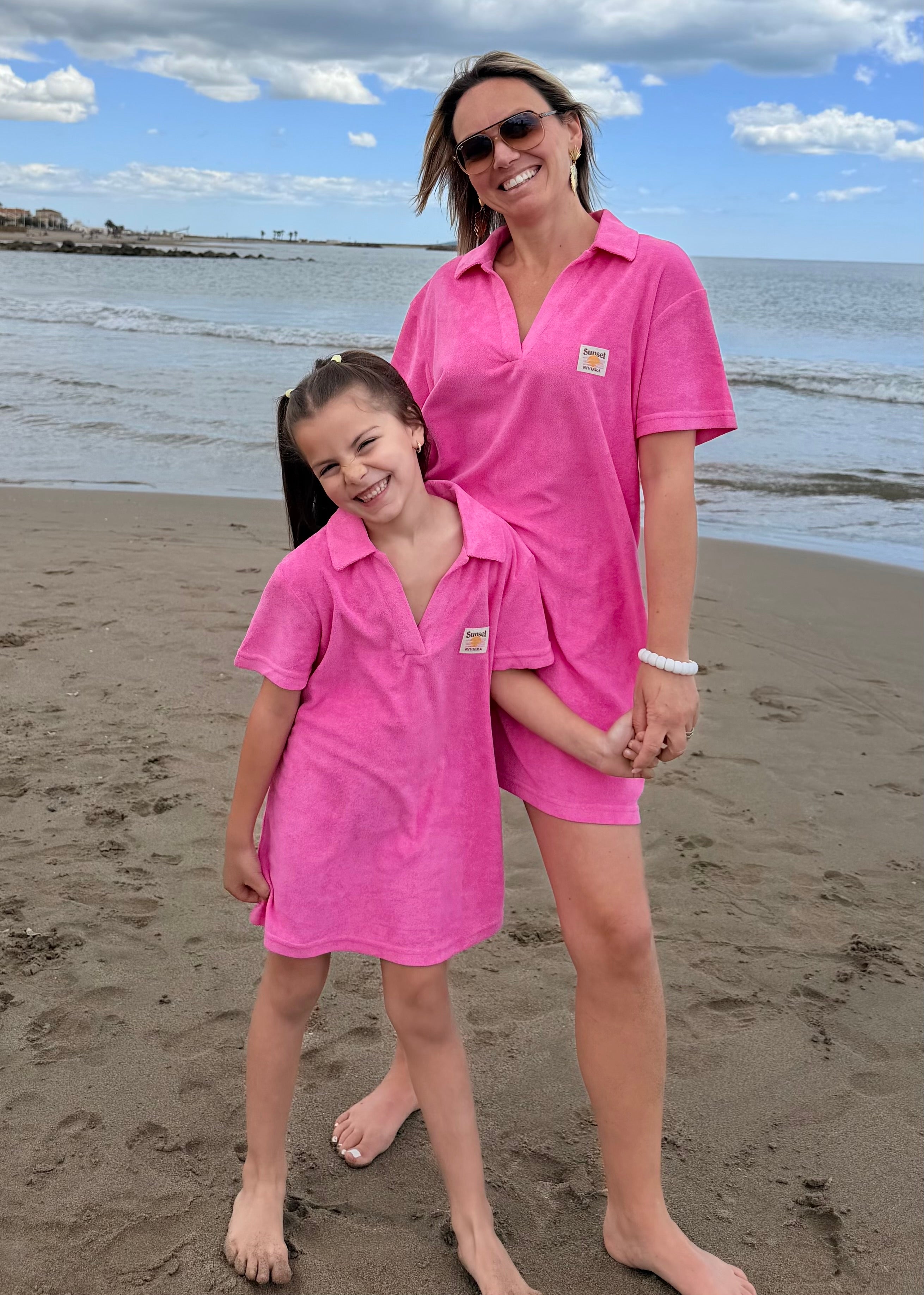 Robe Éponge Fuschia 🩷 Enfant