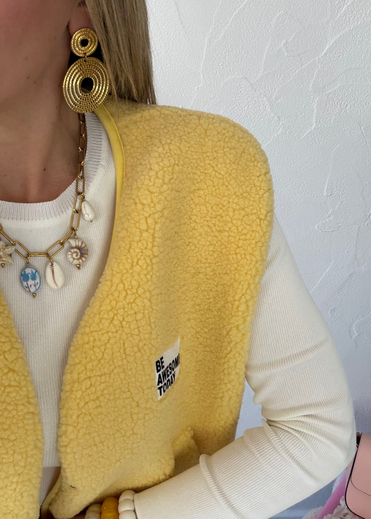 Gilet « BE AWESOME TODAY » Jaune