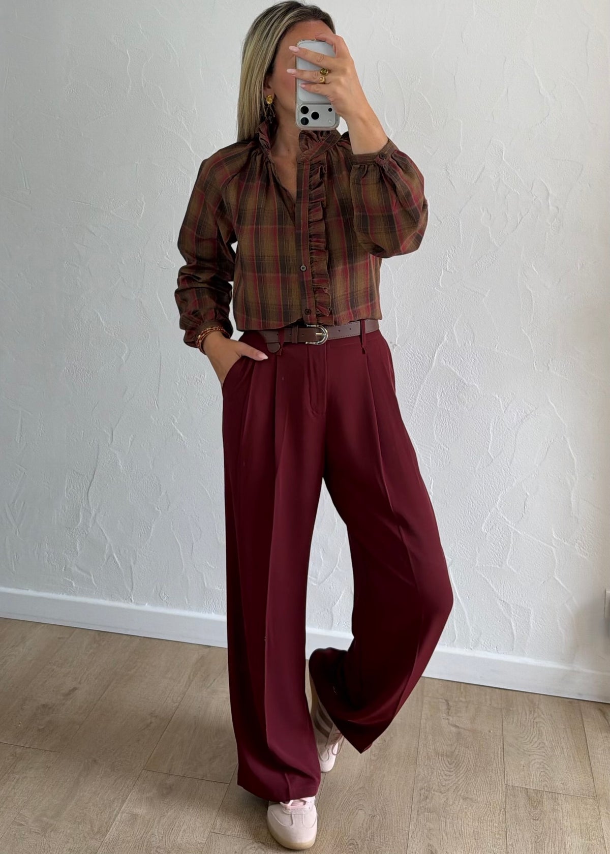 Chemise Amber à carreaux