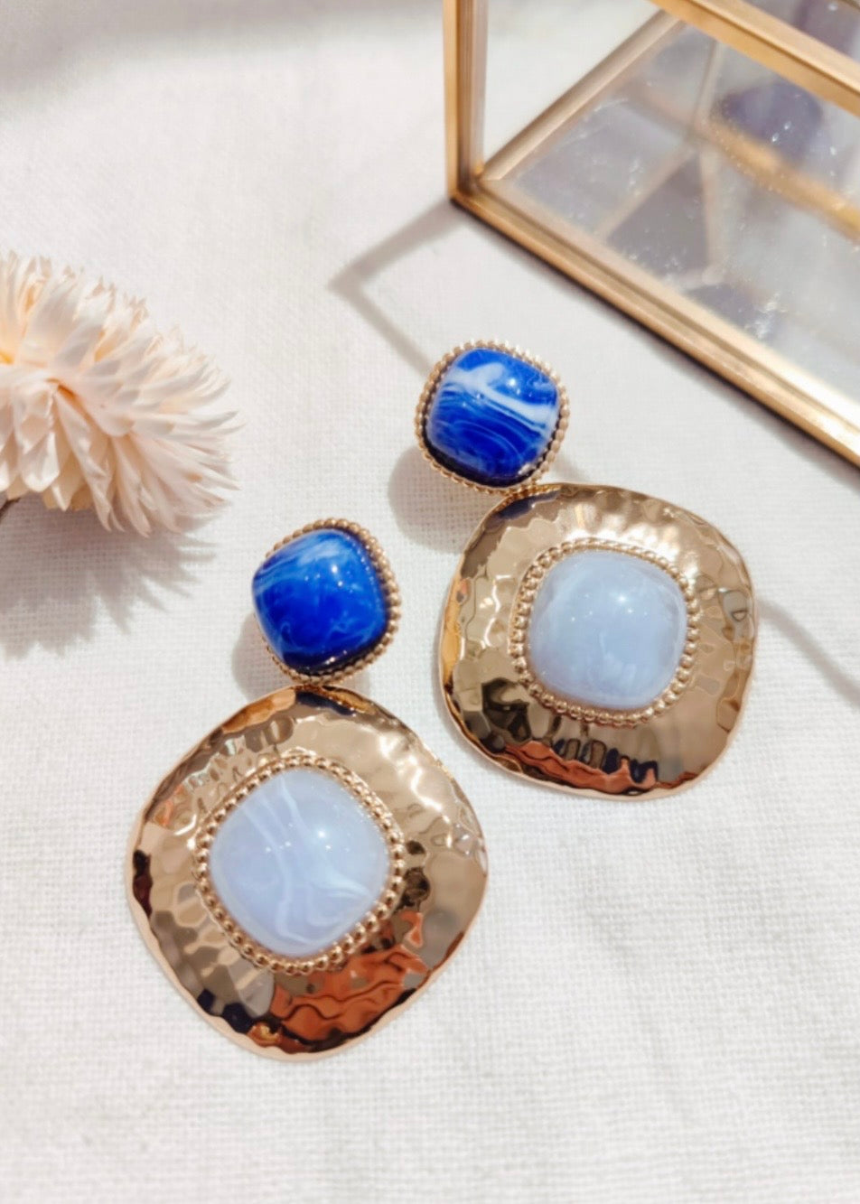 Boucles d’oreilles Résine