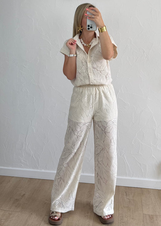 Pantalon Pauline Ecru