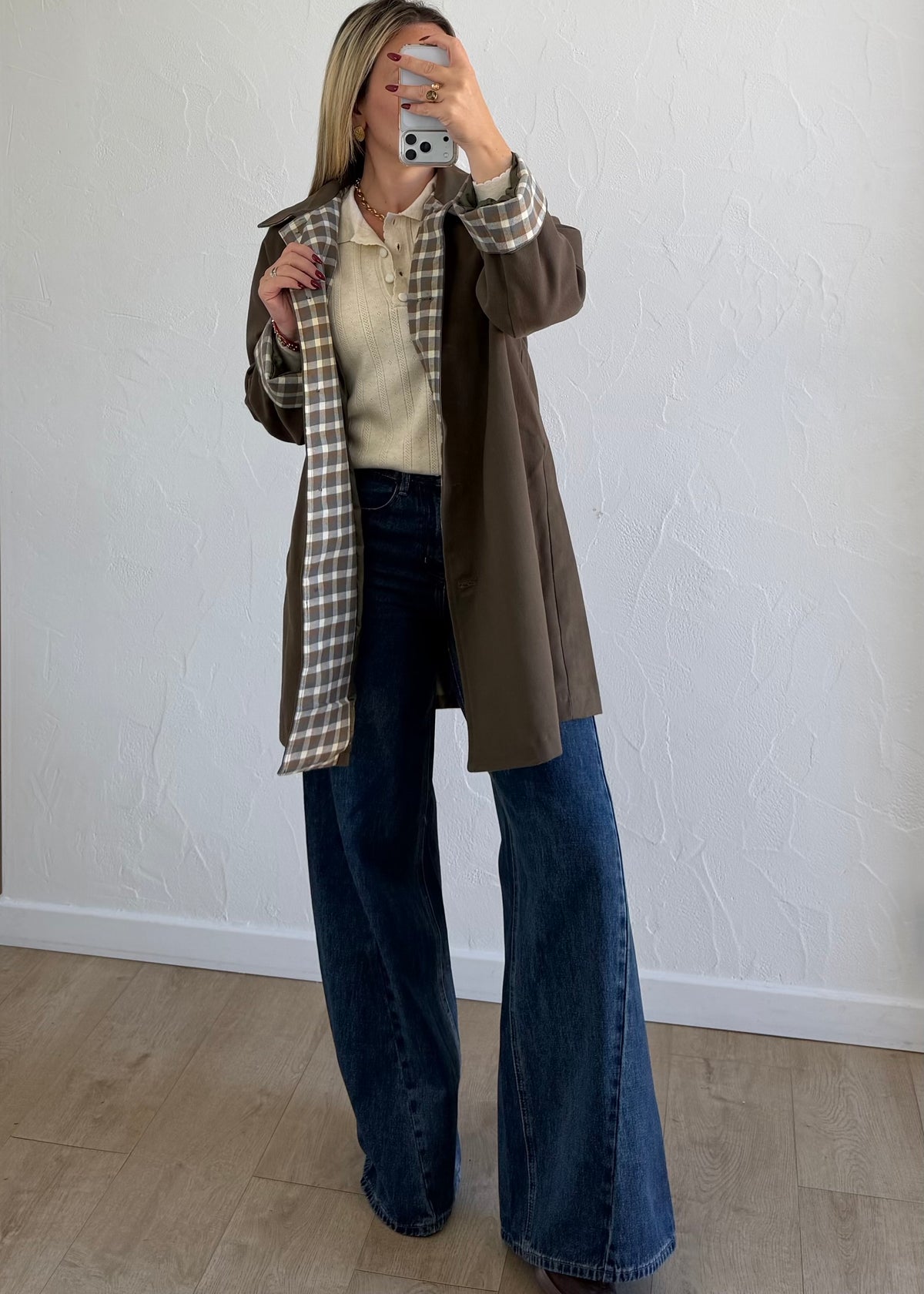 Trench Adeline kaki