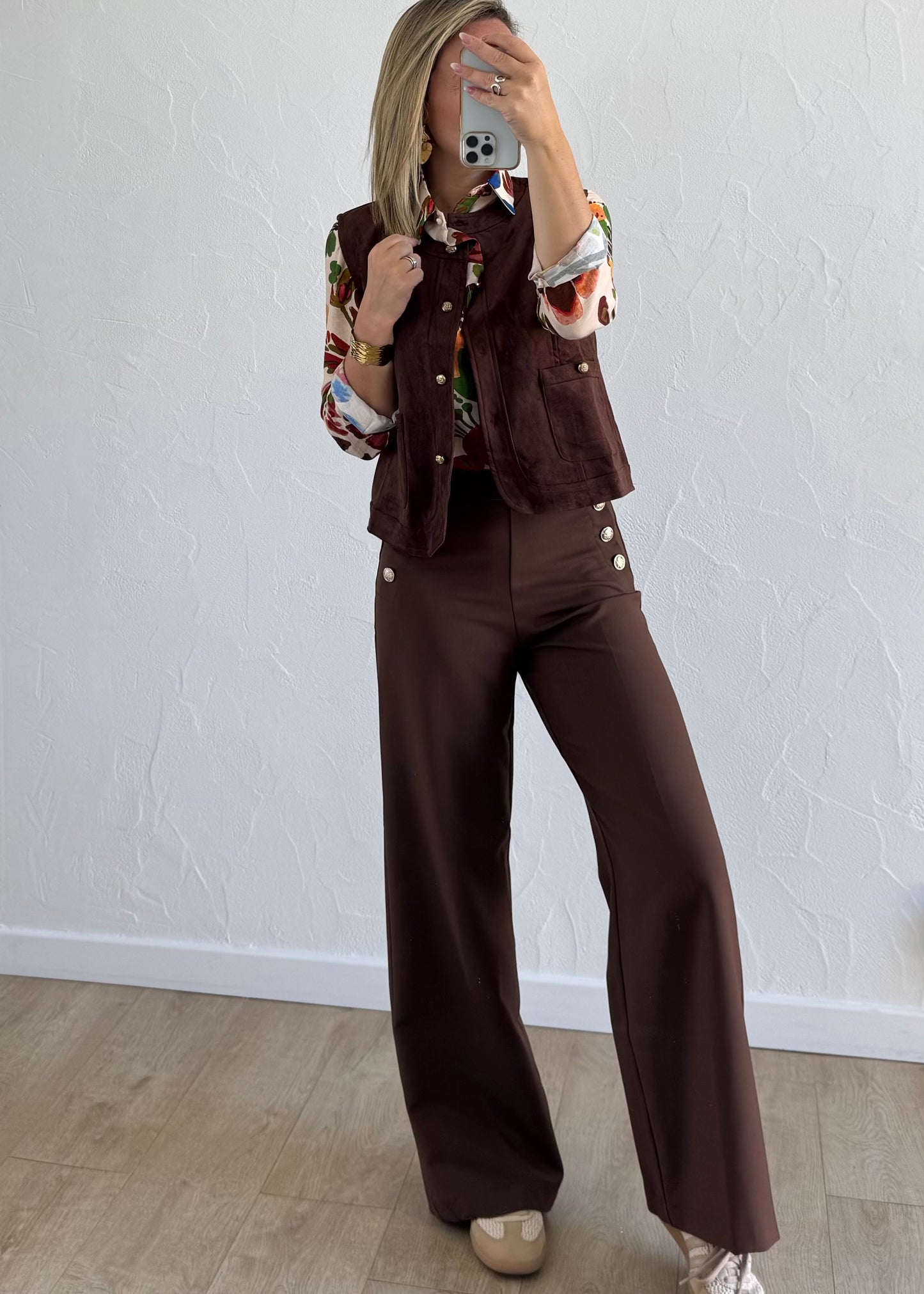 Veste CHRISTELLE Marron