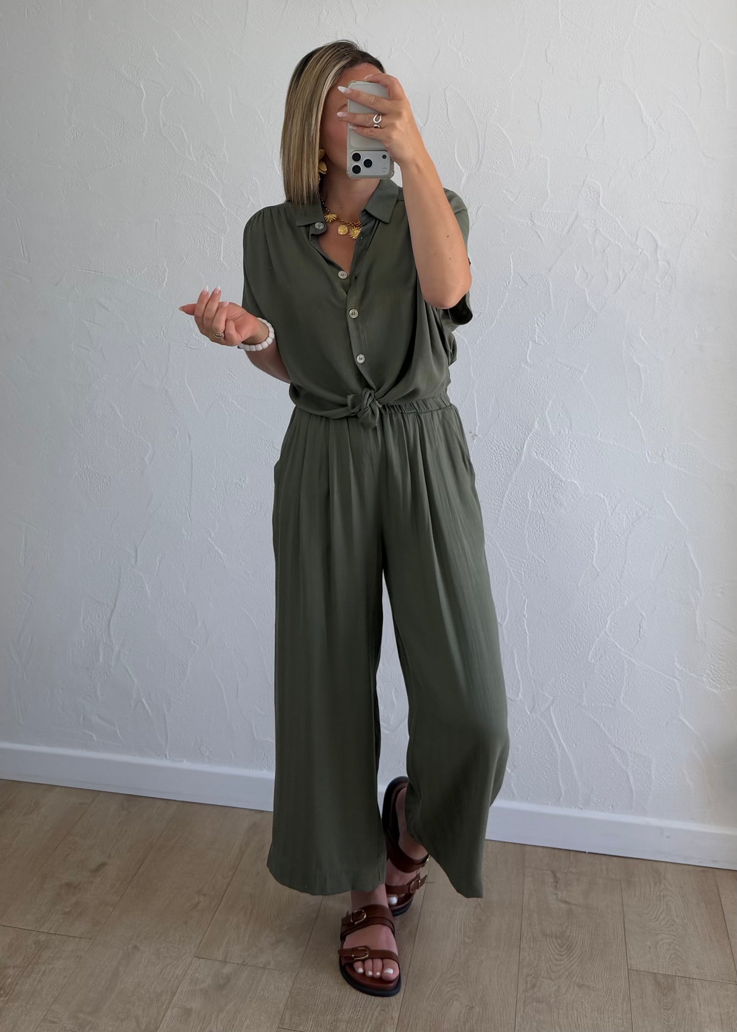 Pantalon LAURA Kaki