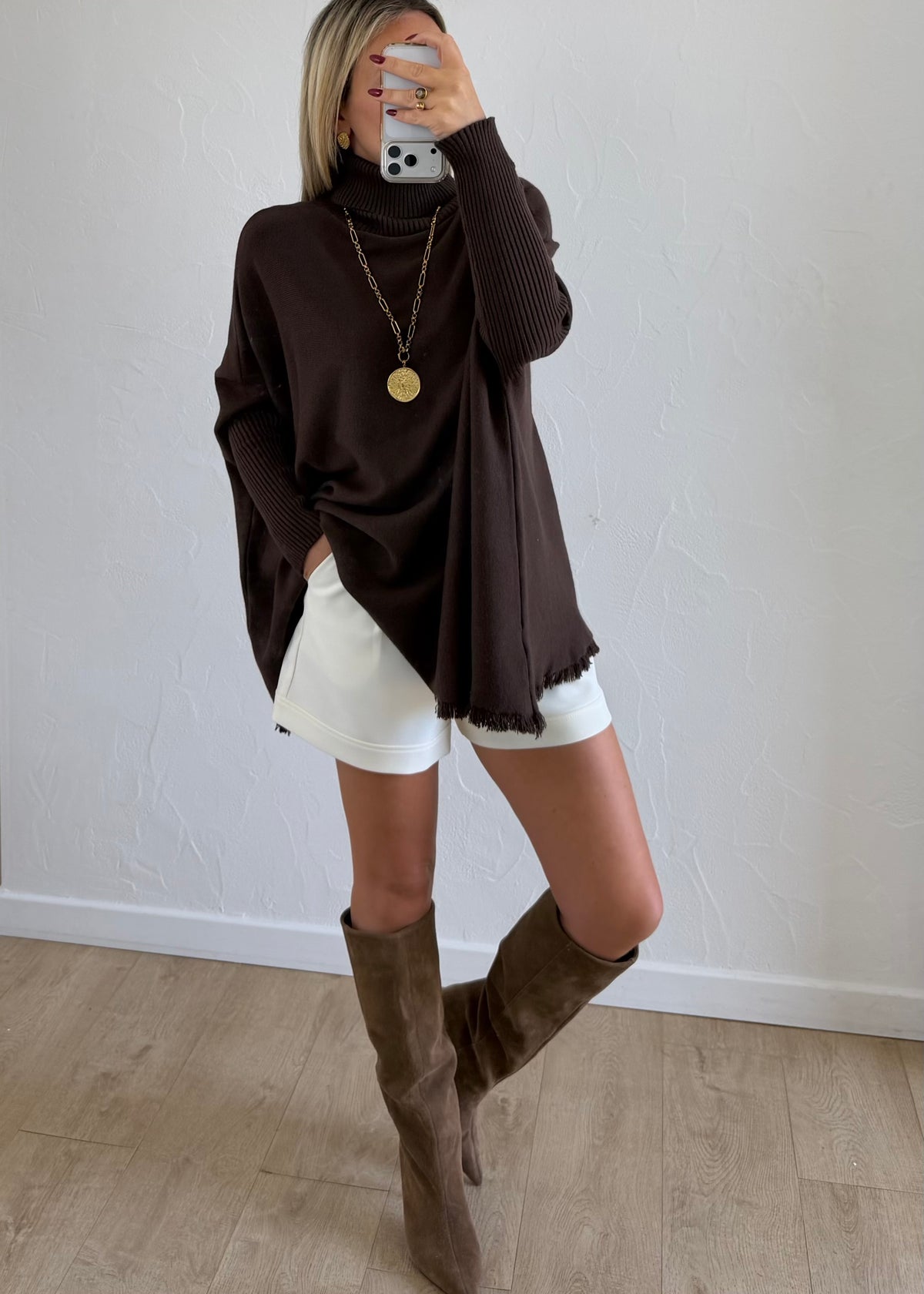 Pull Christie chocolat