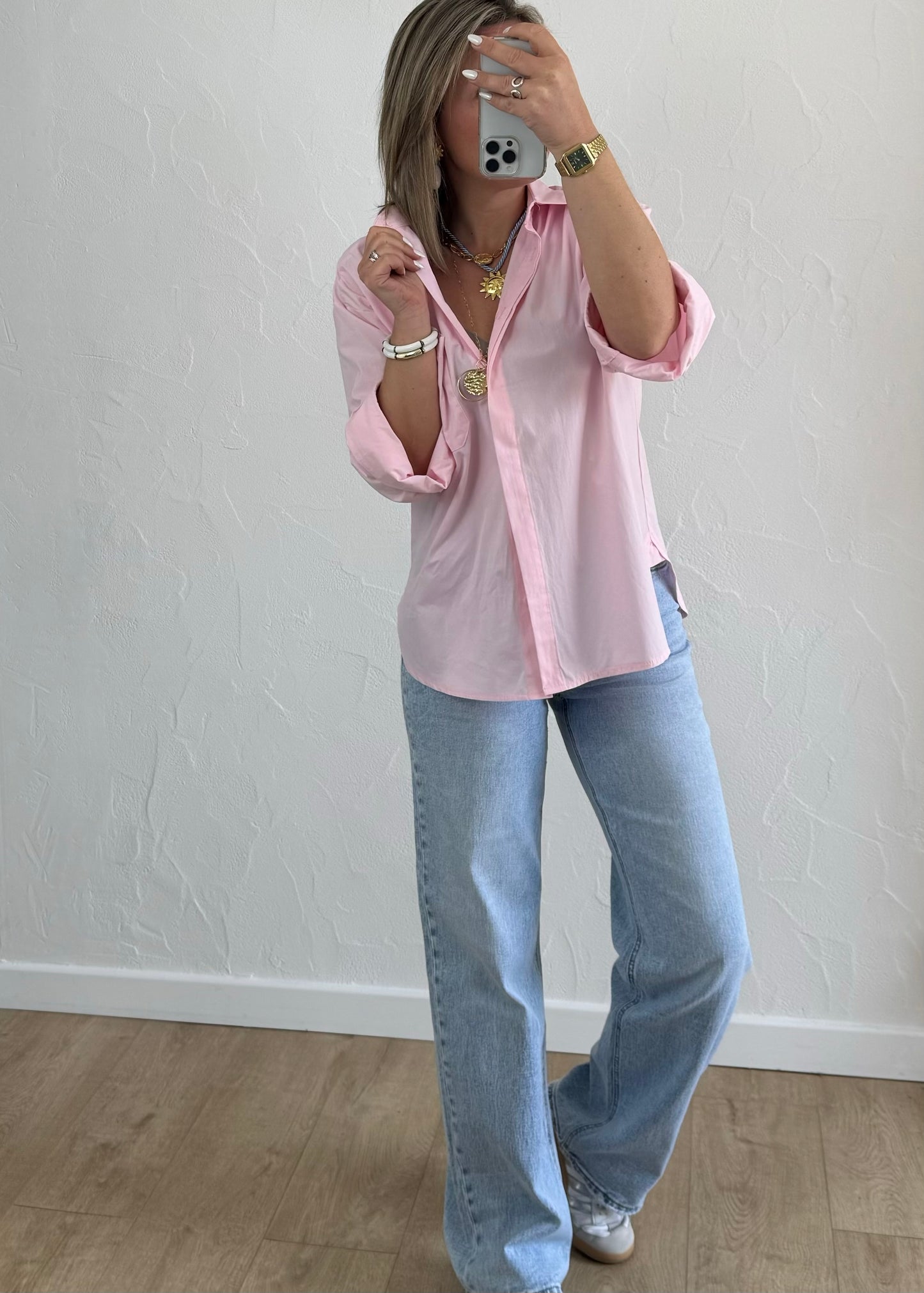 Chemise Mathilde Rose