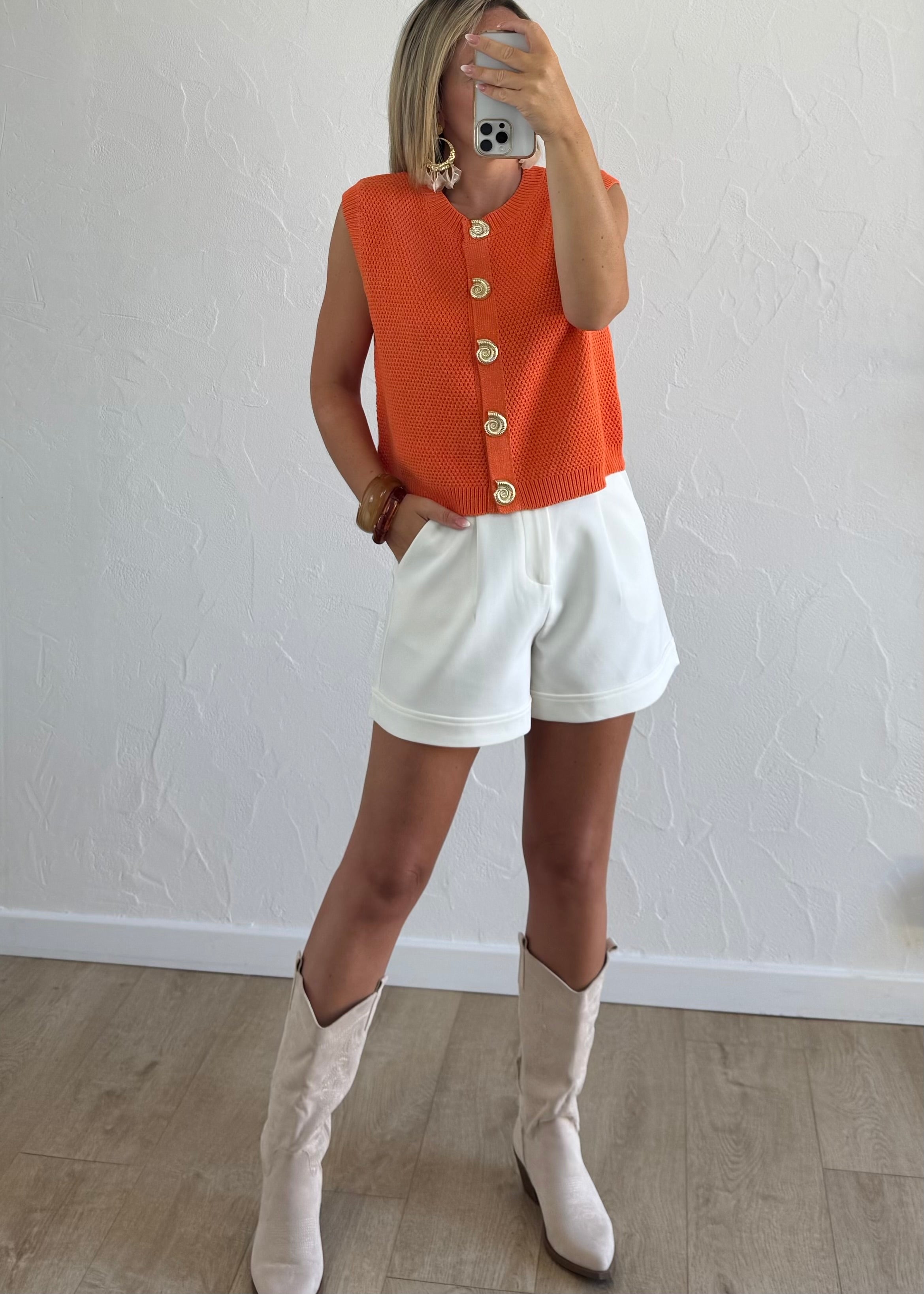 Gilet COQUILLAGES Orange