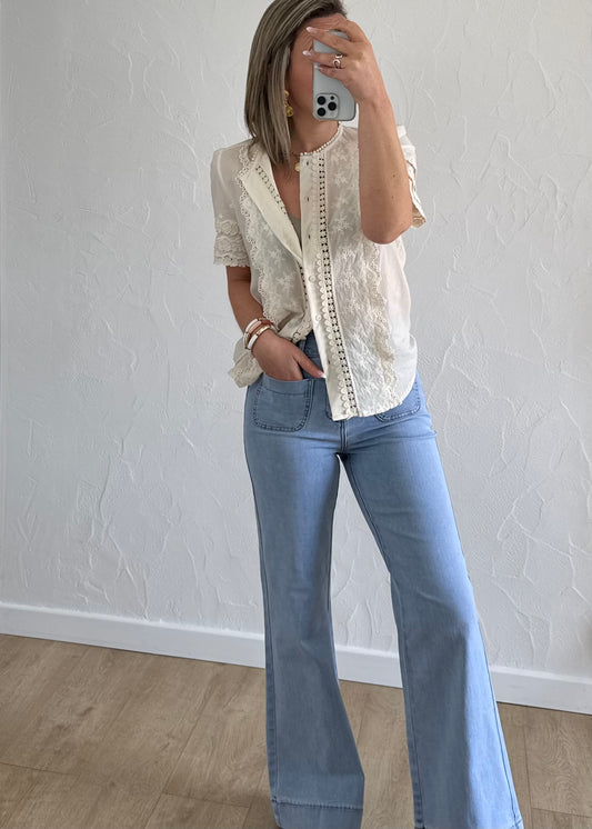 Chemisier Louna beige