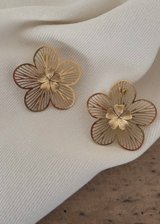 Boucles d’oreilles Fleurs