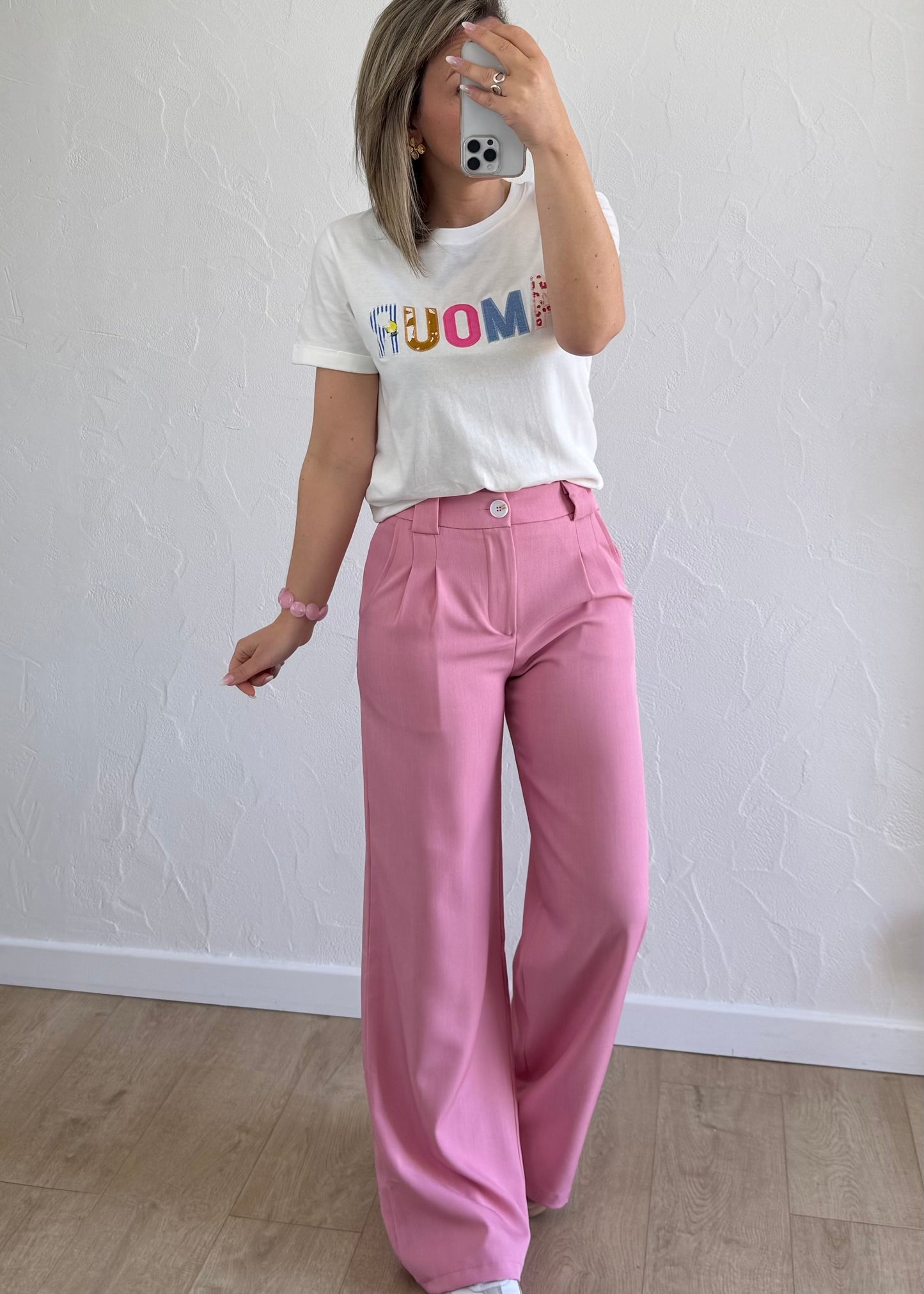 T-shirt « AMOUR » blanc