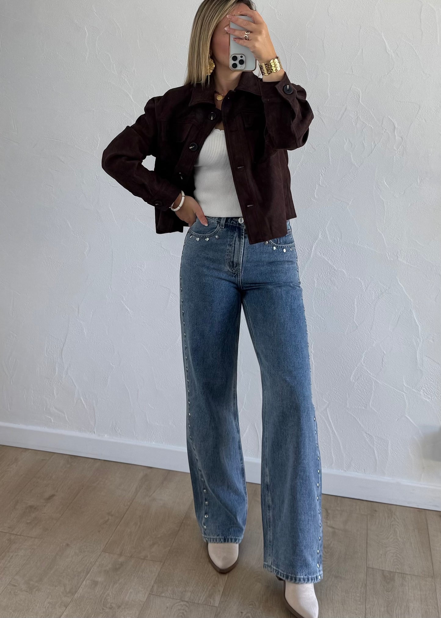 Veste TINA Marron
