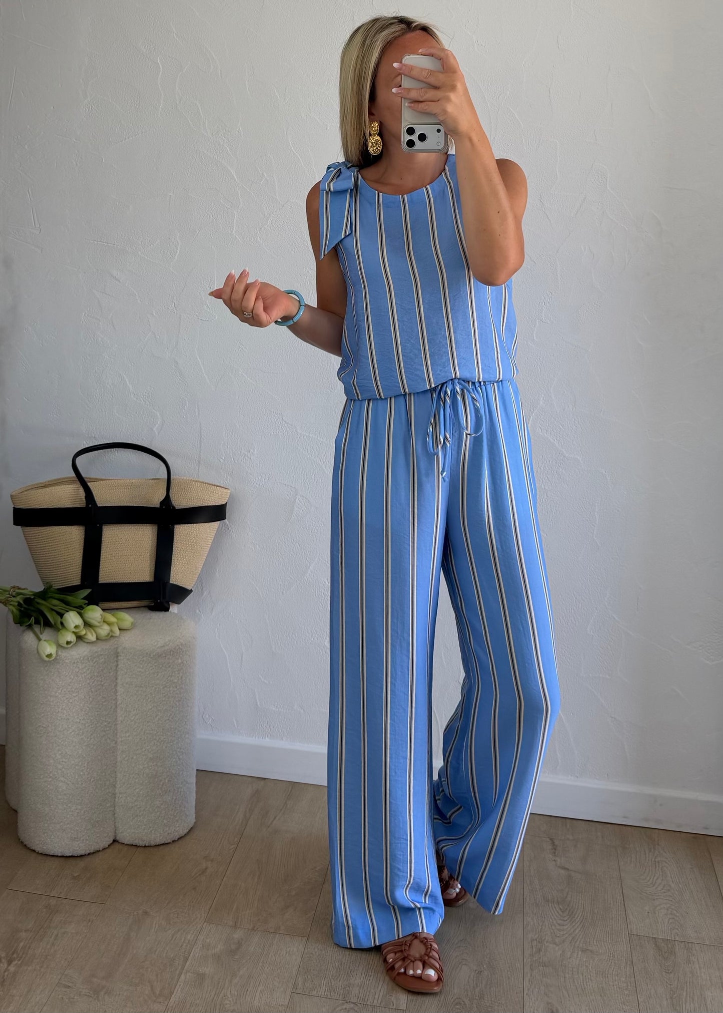 Pantalon LYNA Bleu