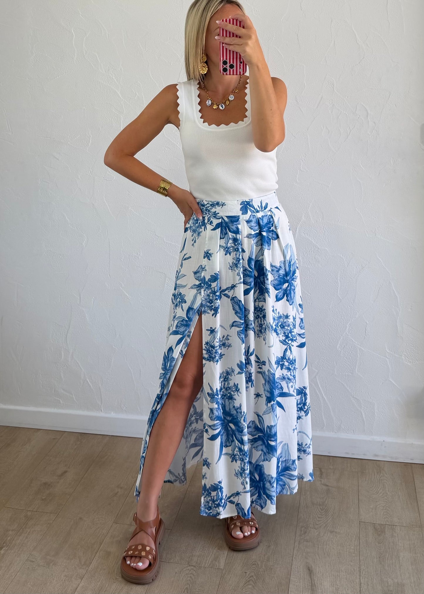 Jupe VALENTINE Bleu