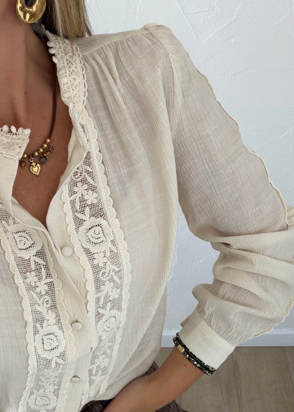Blouse Inaya écru