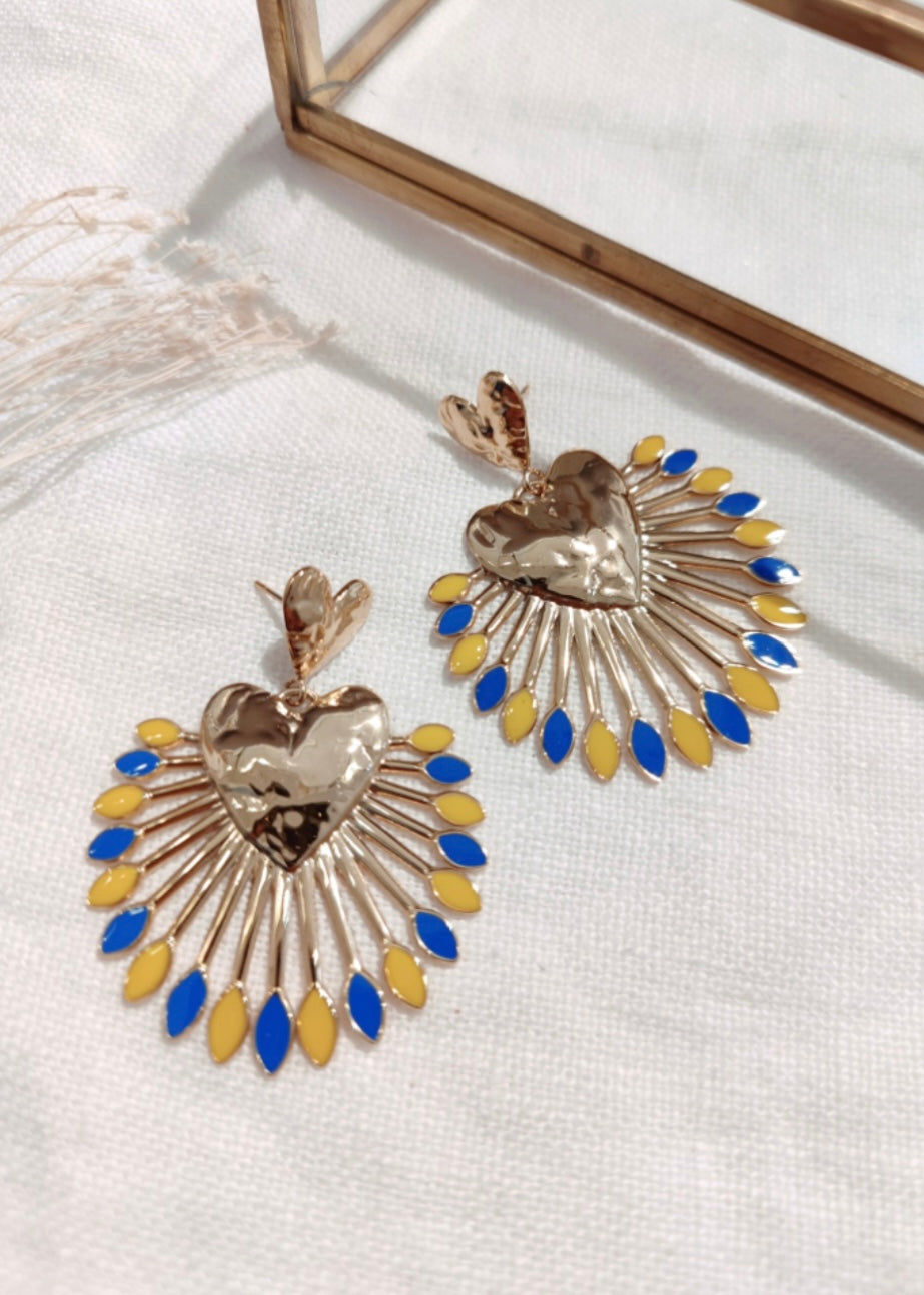 Boucles d’oreilles Coeurs
