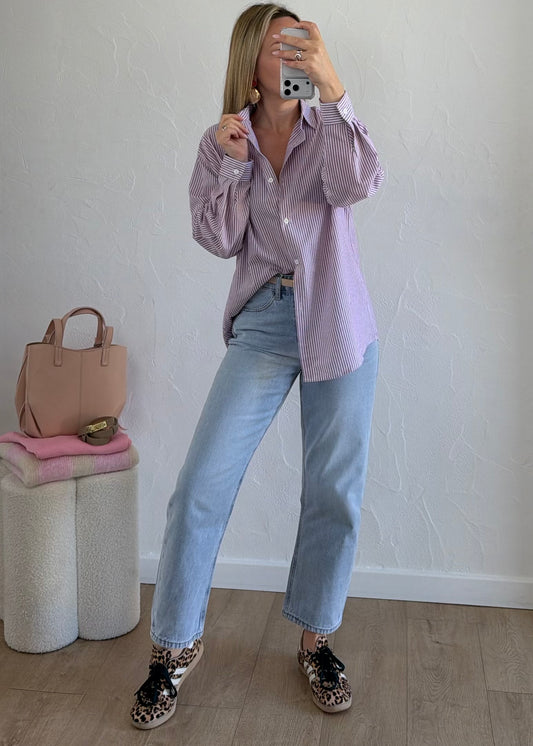 Chemise ROMANE Violet 💜