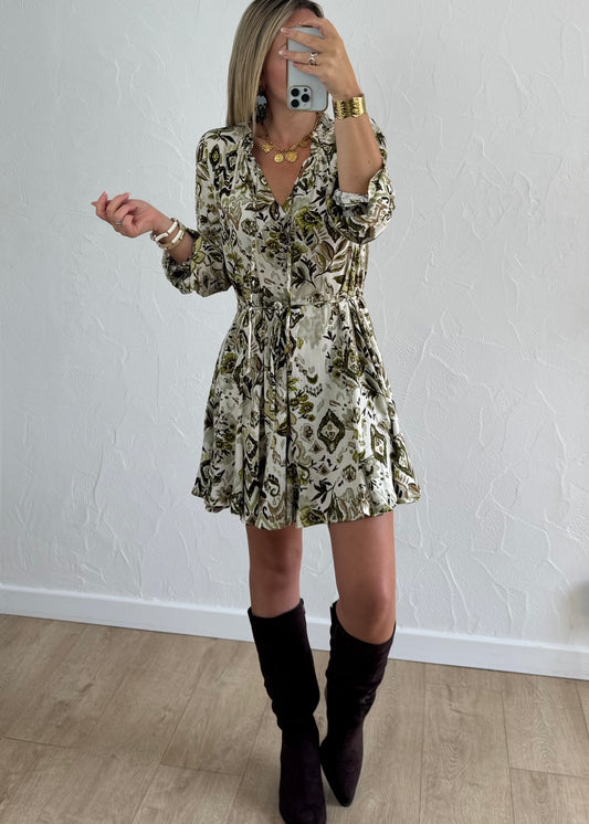 Robe LOANA Vert