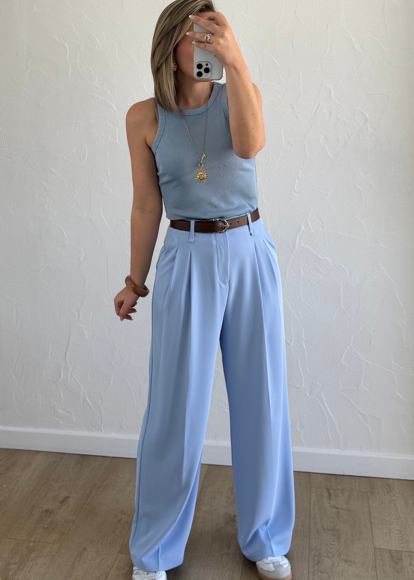 Débardeur Manon Bleu