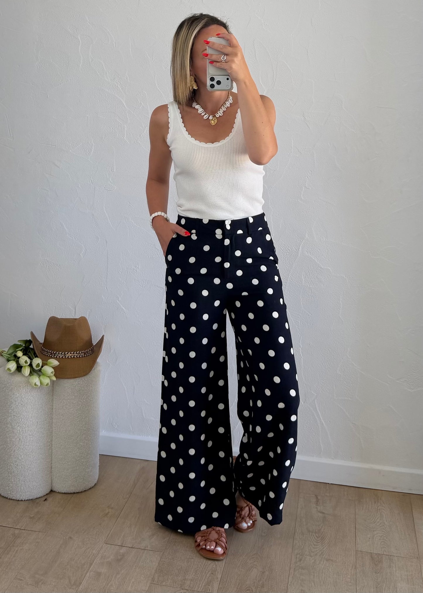 Pantalon ANAELLE Bleu