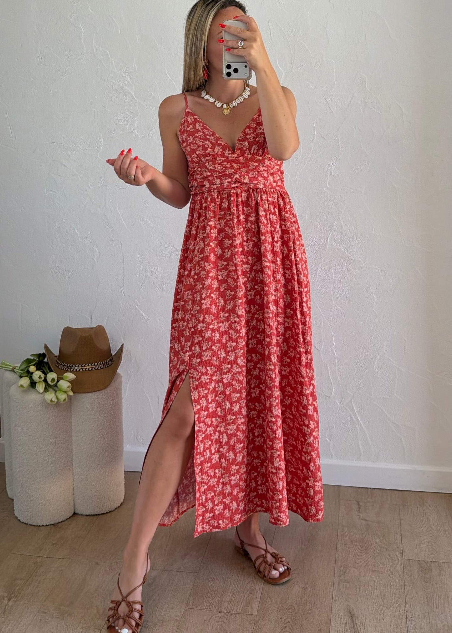 Robe LORRAINE Rouge