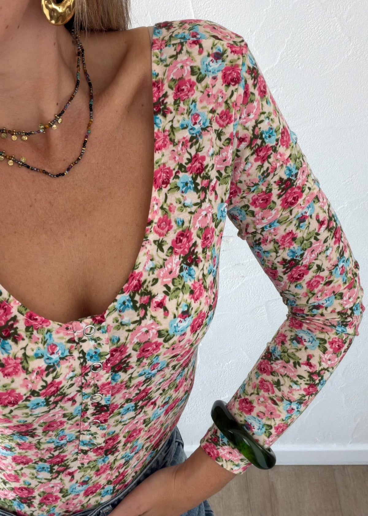 Body Oriane fleuri