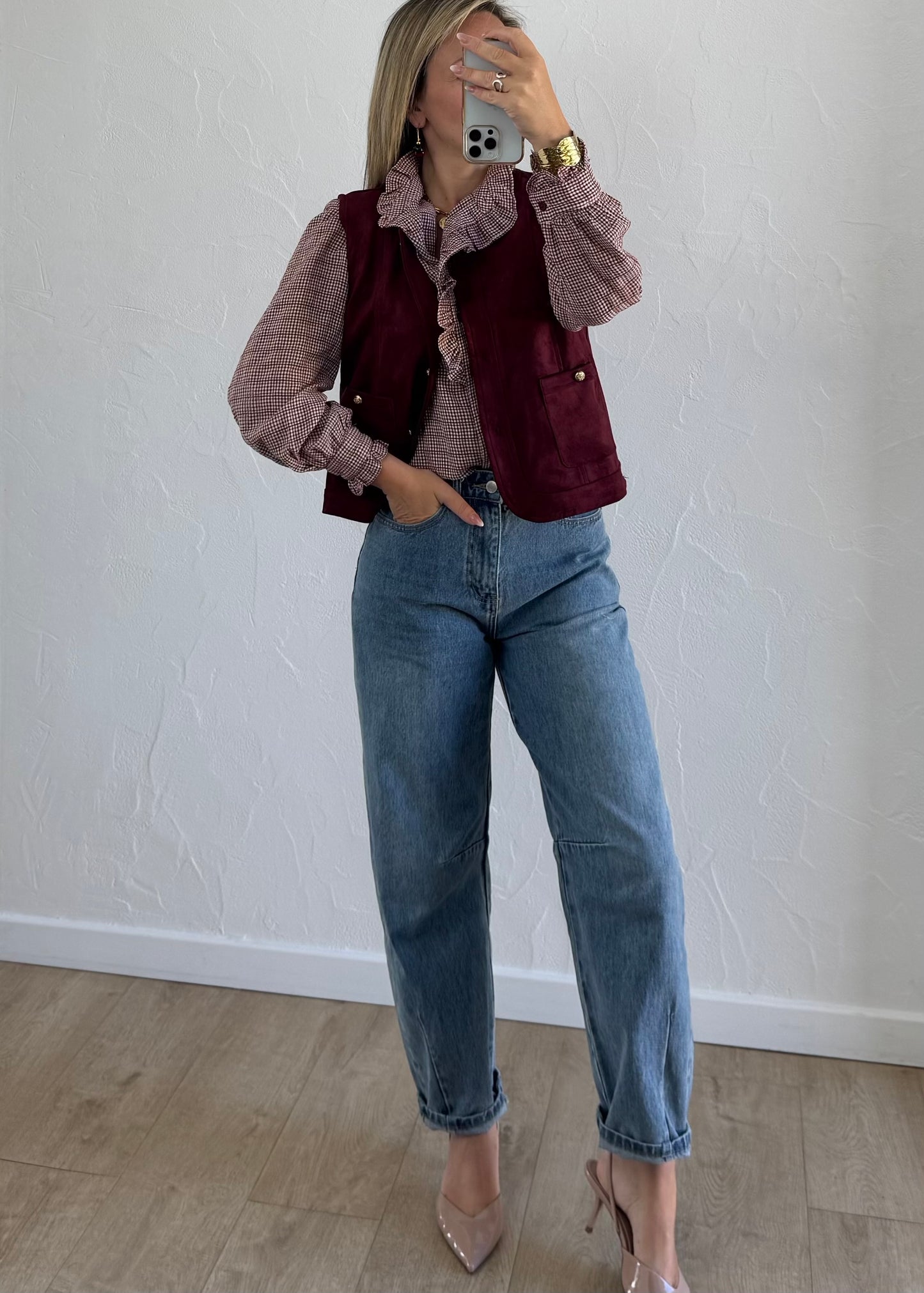 Veste CHRISTELLE Bordeaux