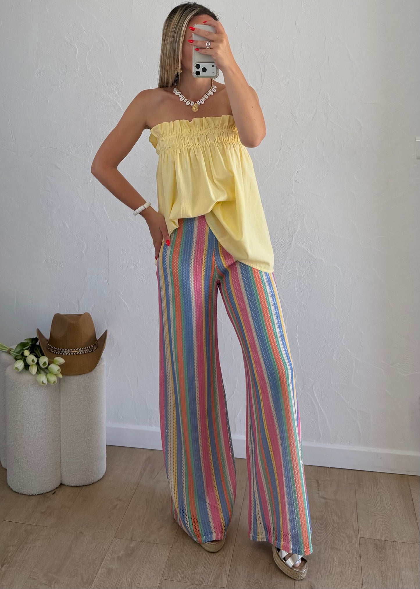 Pantalon AMANDINE Bleu