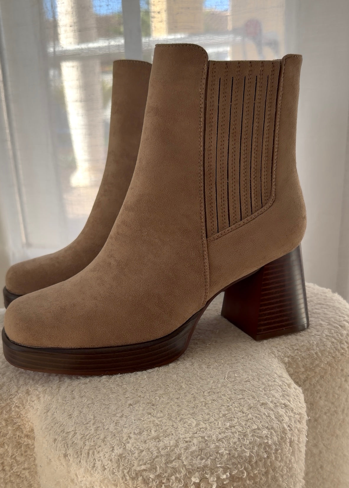 Bottines Mandy taupe