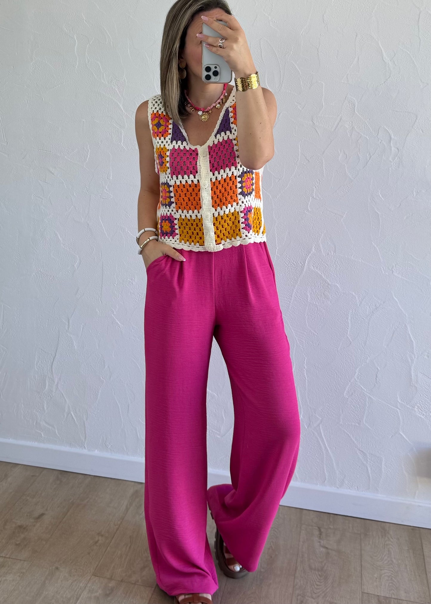 Pantalon Paula Rose