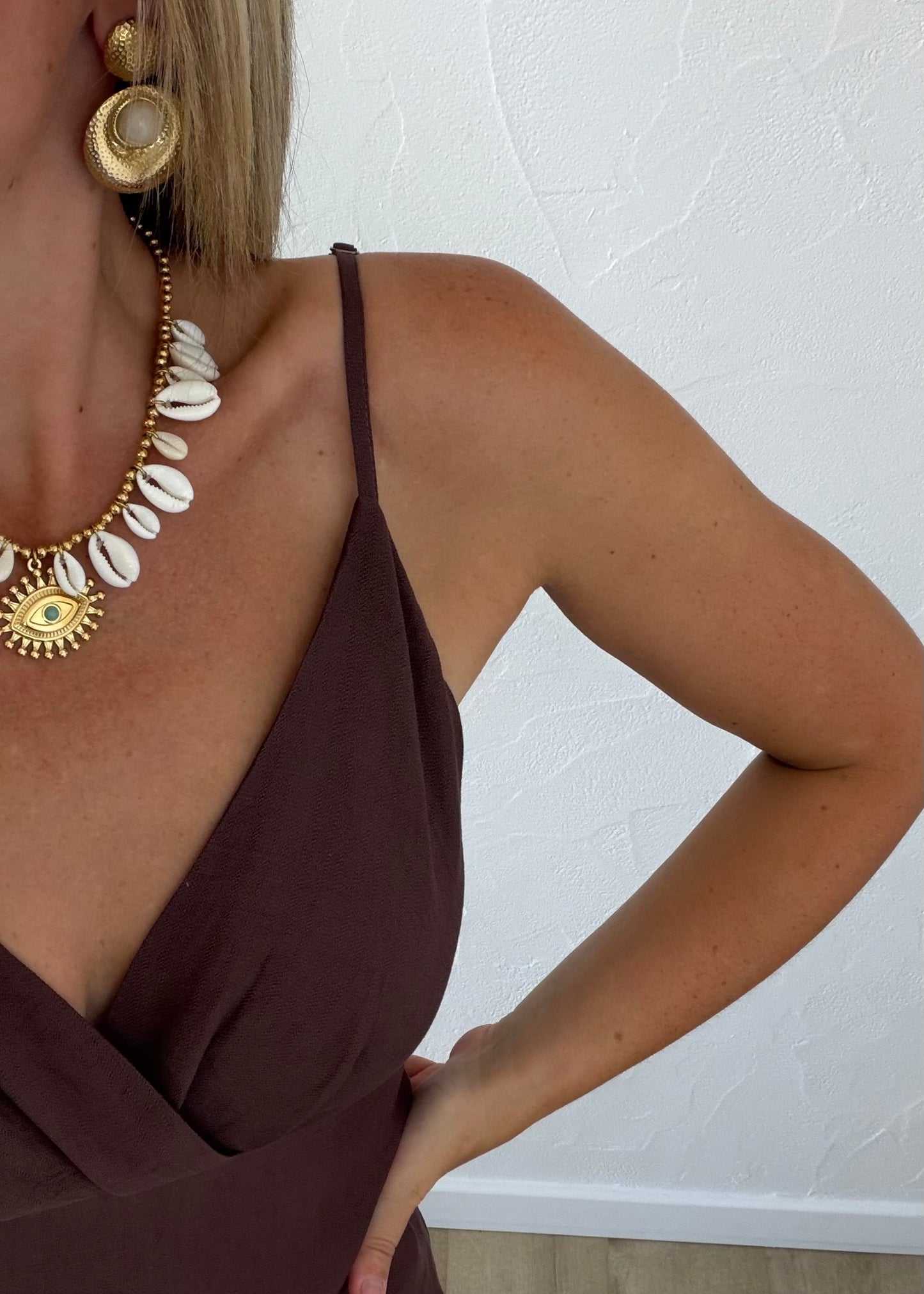 Robe FAUSTINE Choco
