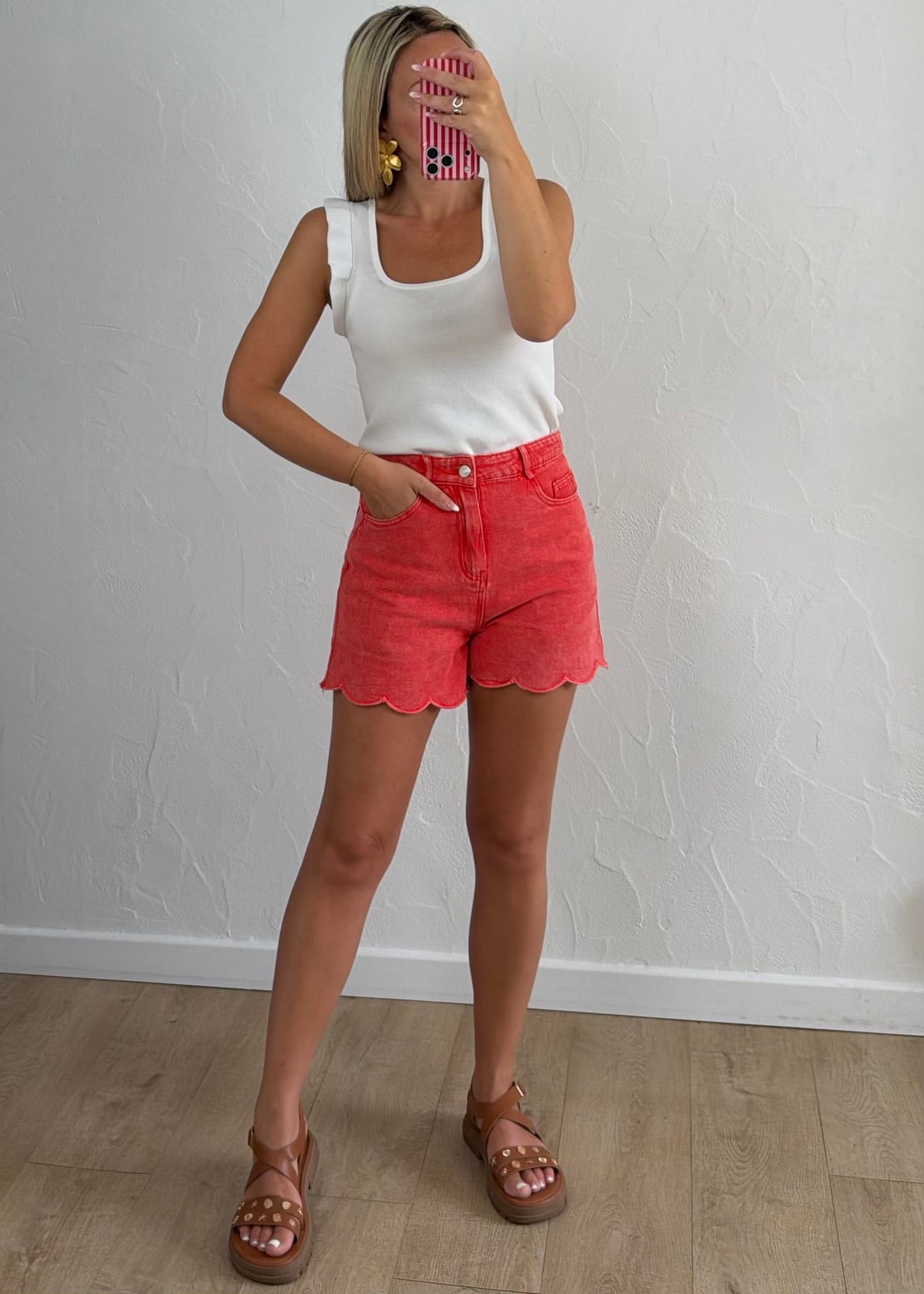 Short YASMINE Corail