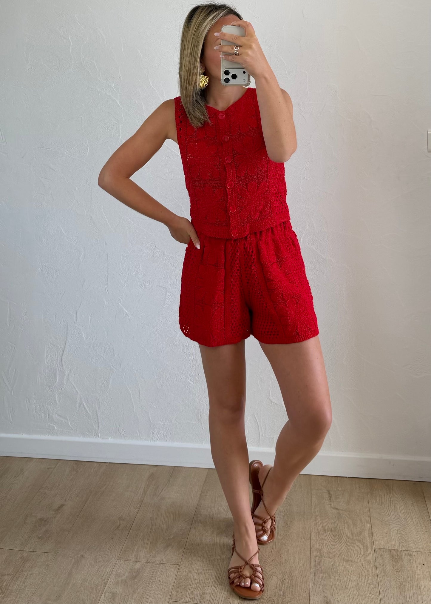 Haut OCÉANE Rouge