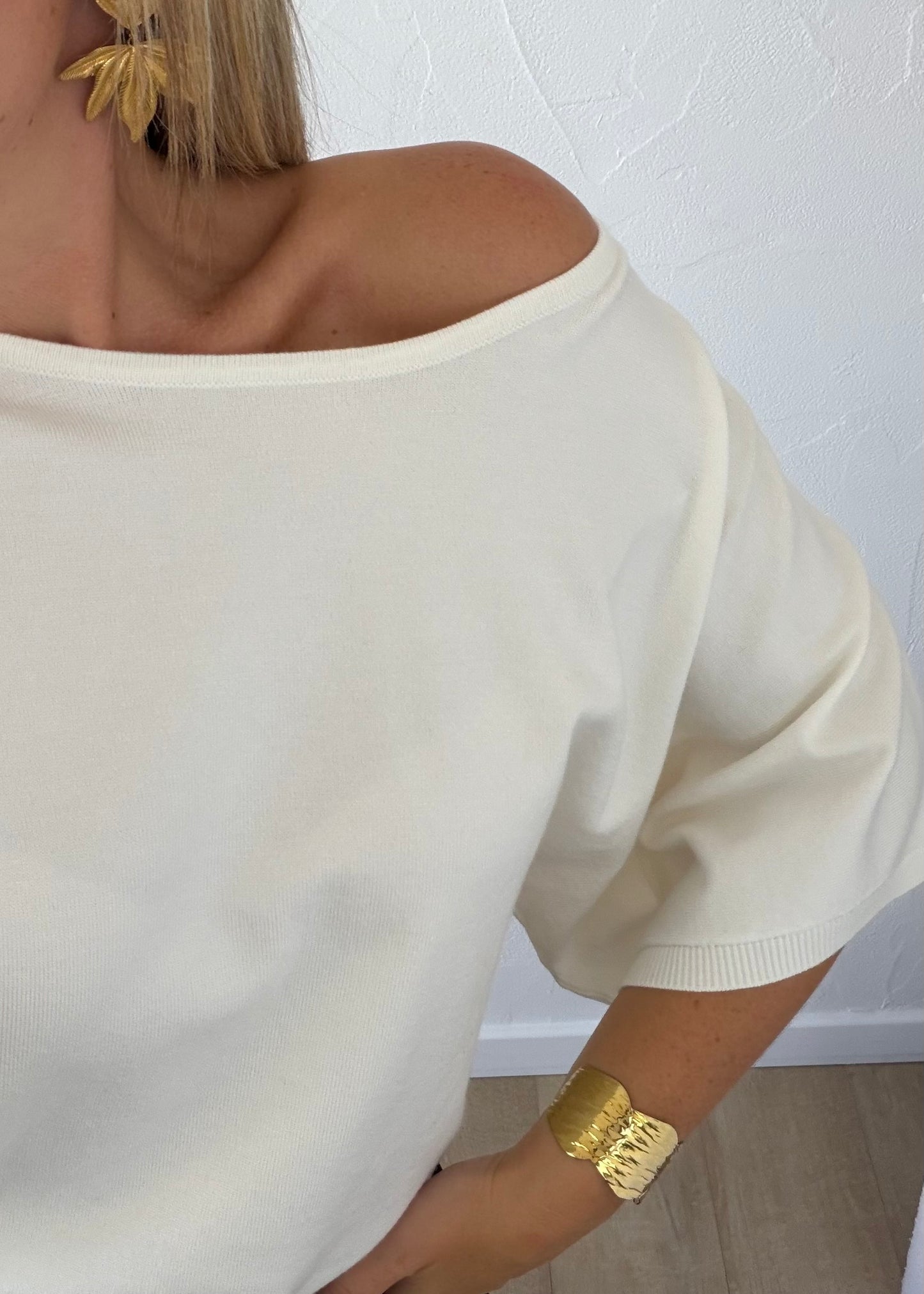 Top Yaelys écru