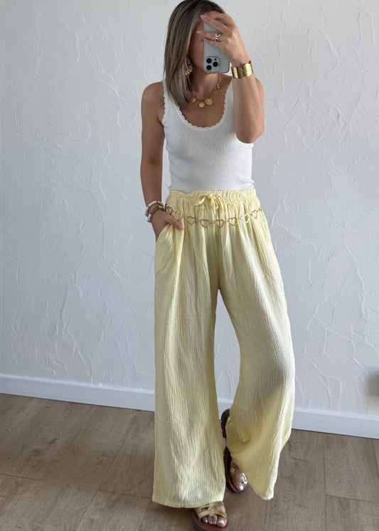 Pantalon Margot Jaune