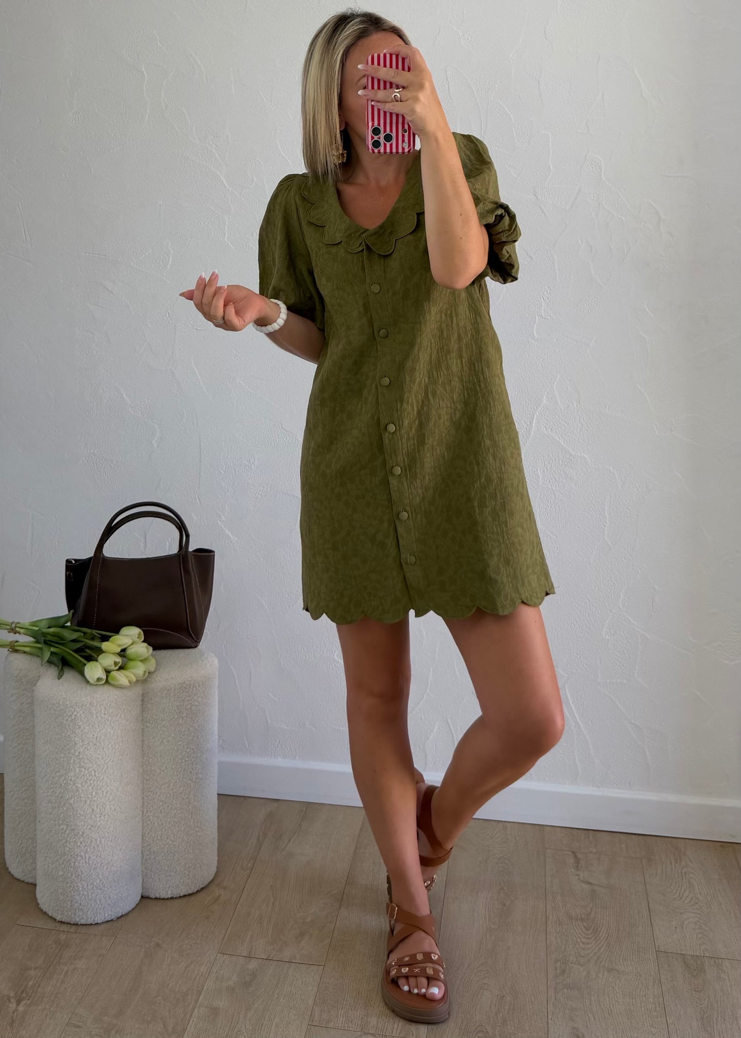 Robe ÉNORA Kaki