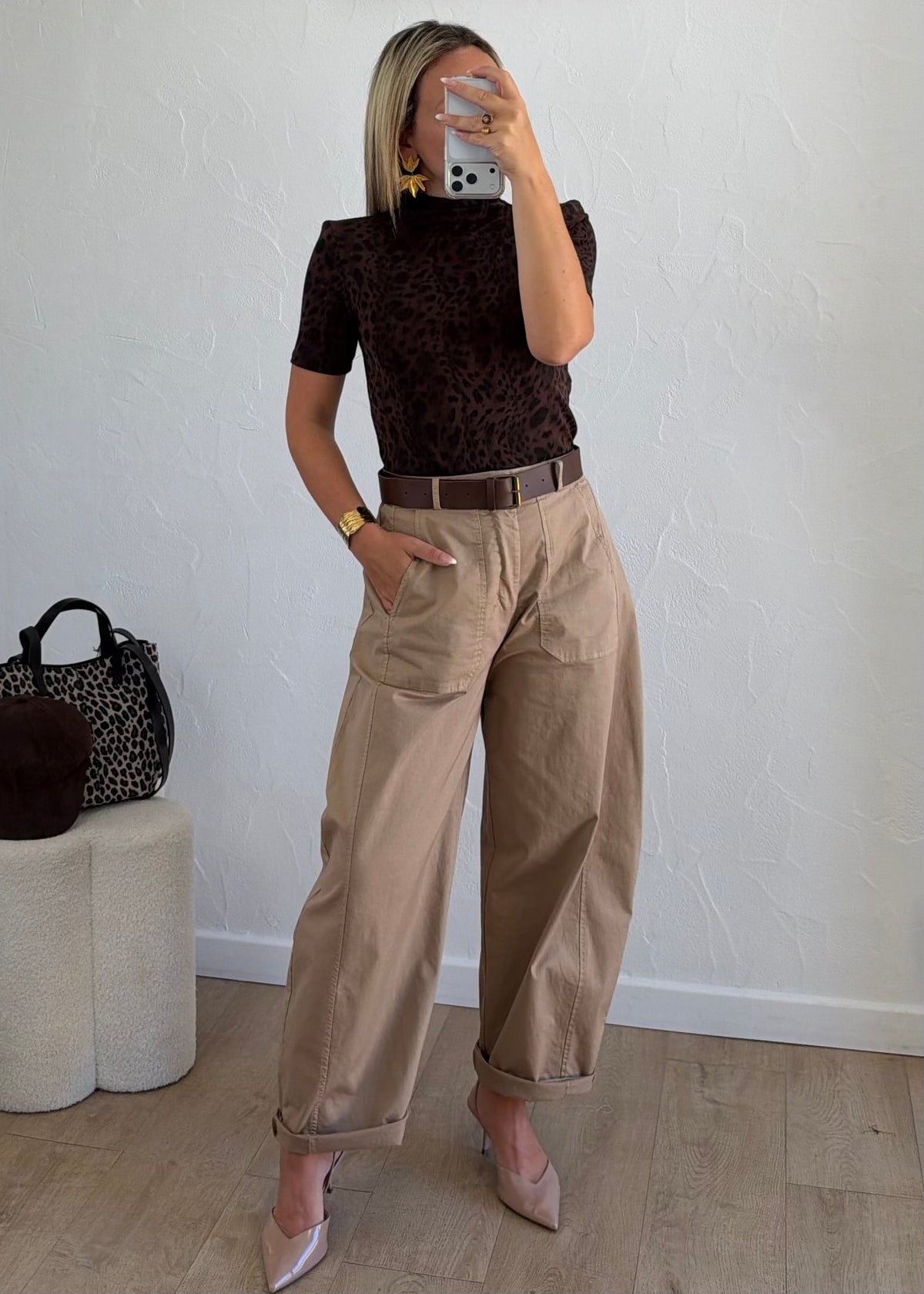 Pantalon Andrei camel