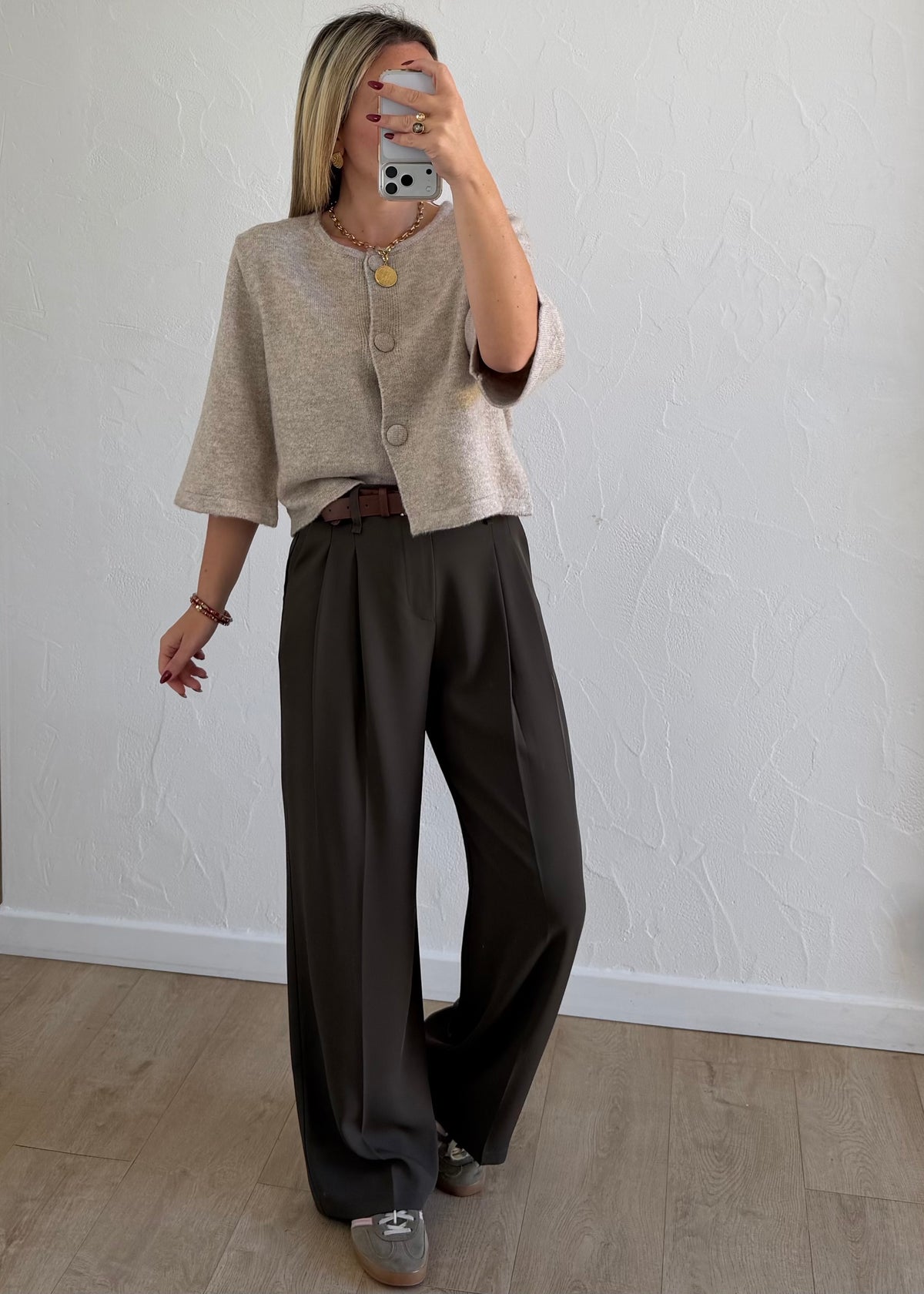 Pull Maeva taupe