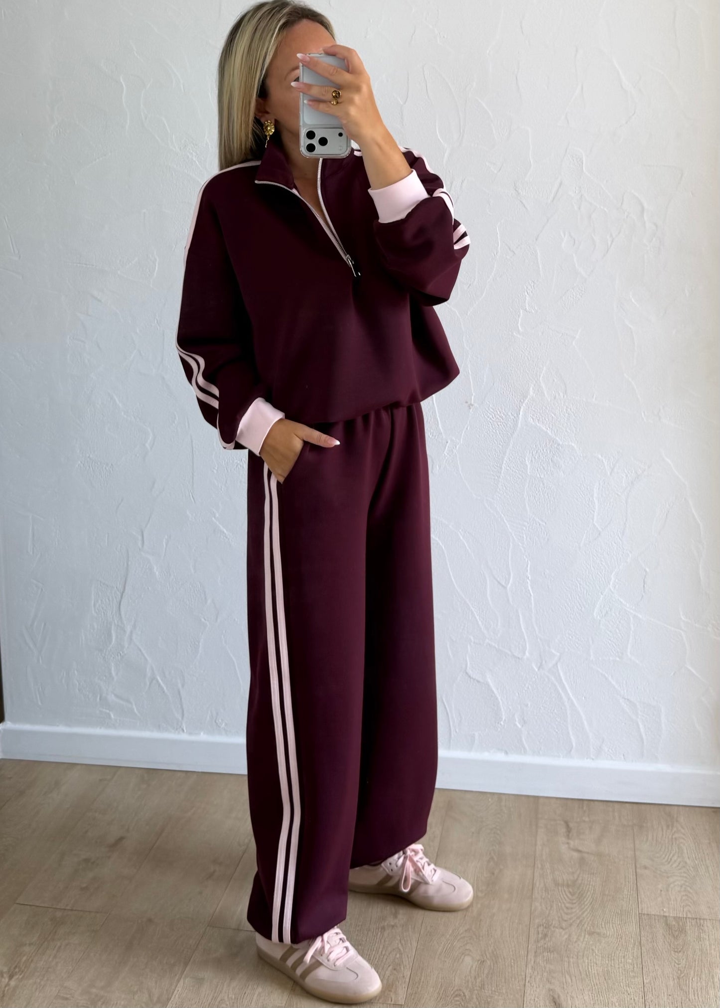 Pantalon Viny bordeaux