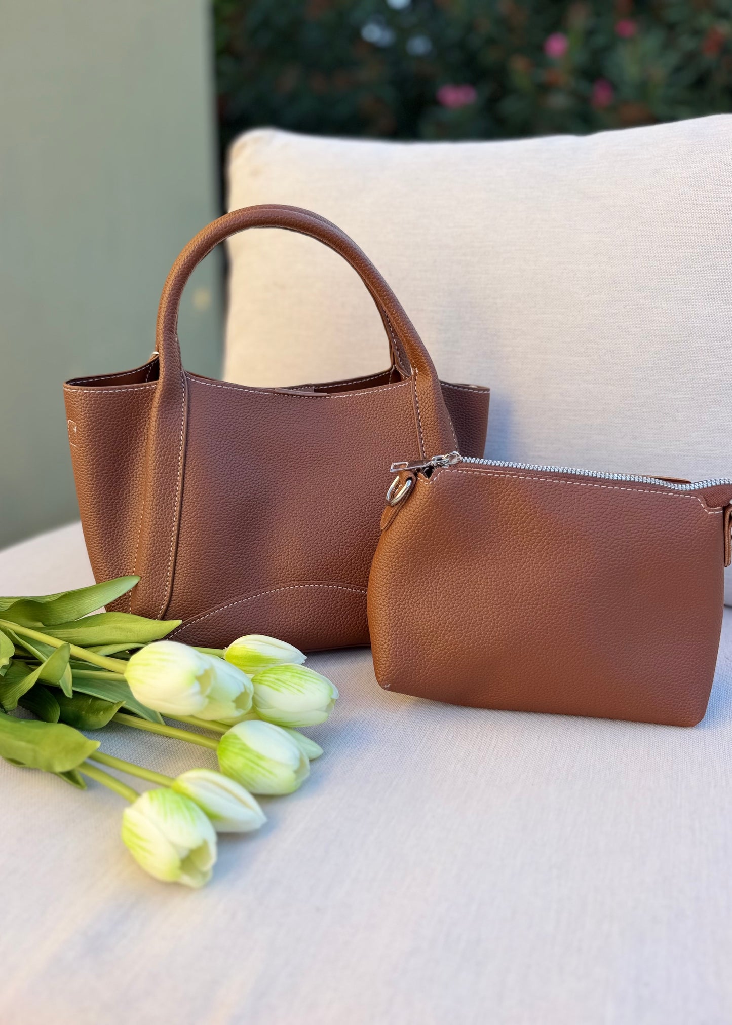 Sac MOUNA Cognac