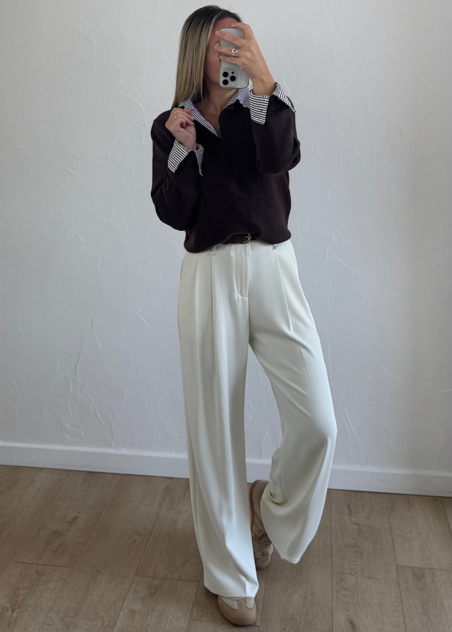 Pull ORELIANE Chocolat