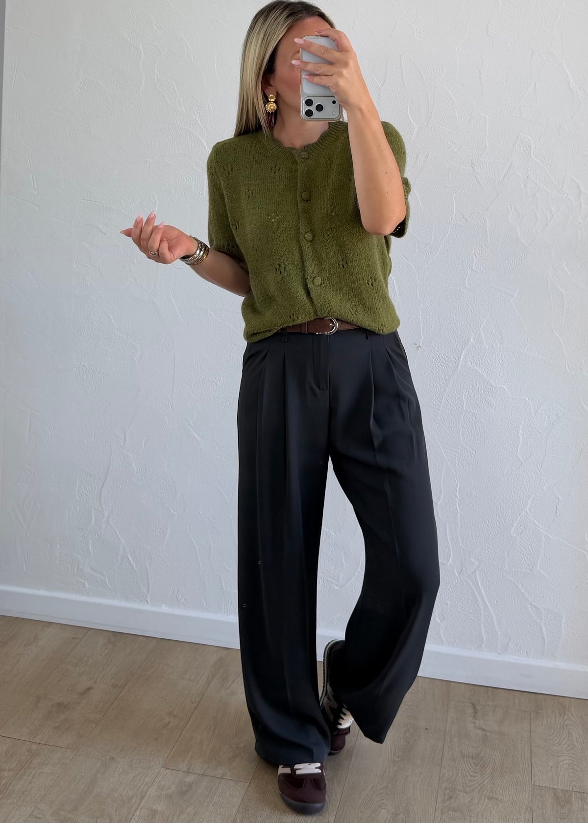 Gilet Elio vert olive