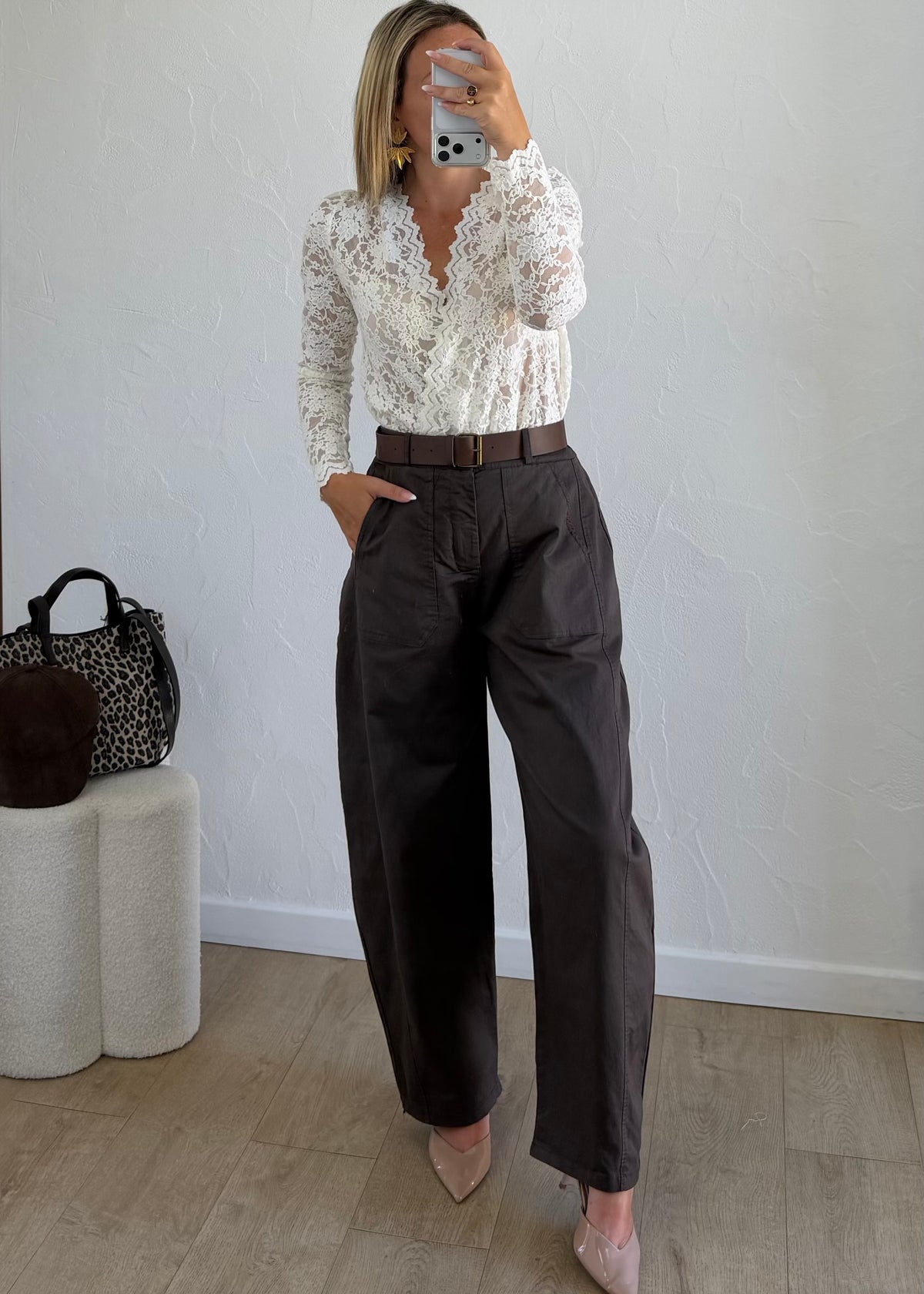 Body Lacy écru