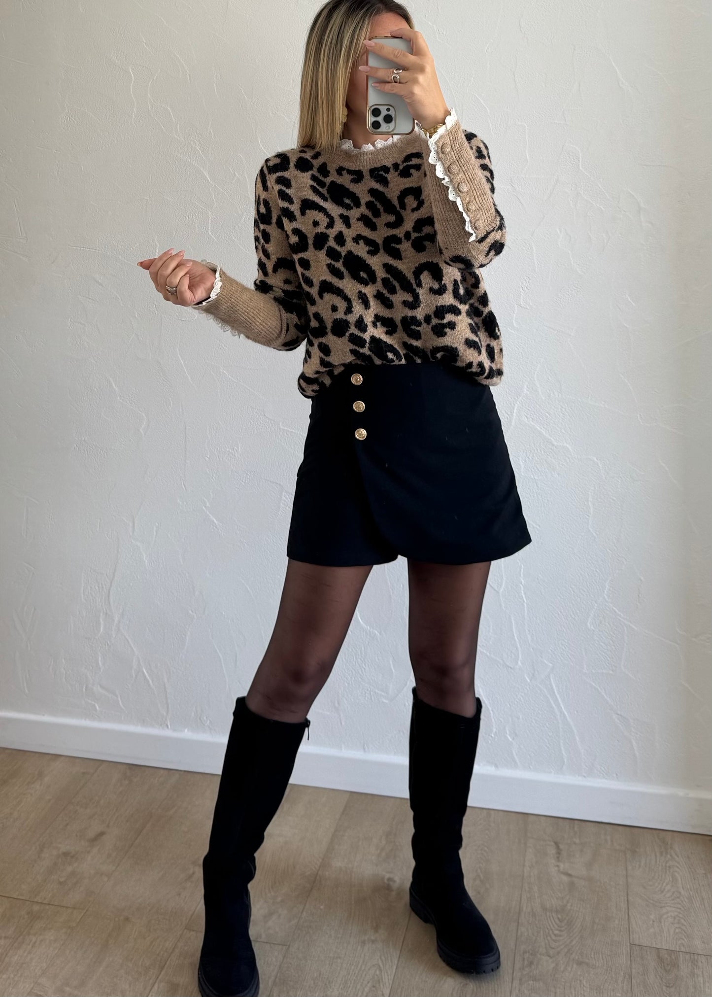 Pull MARIE-LOUISE Taupe