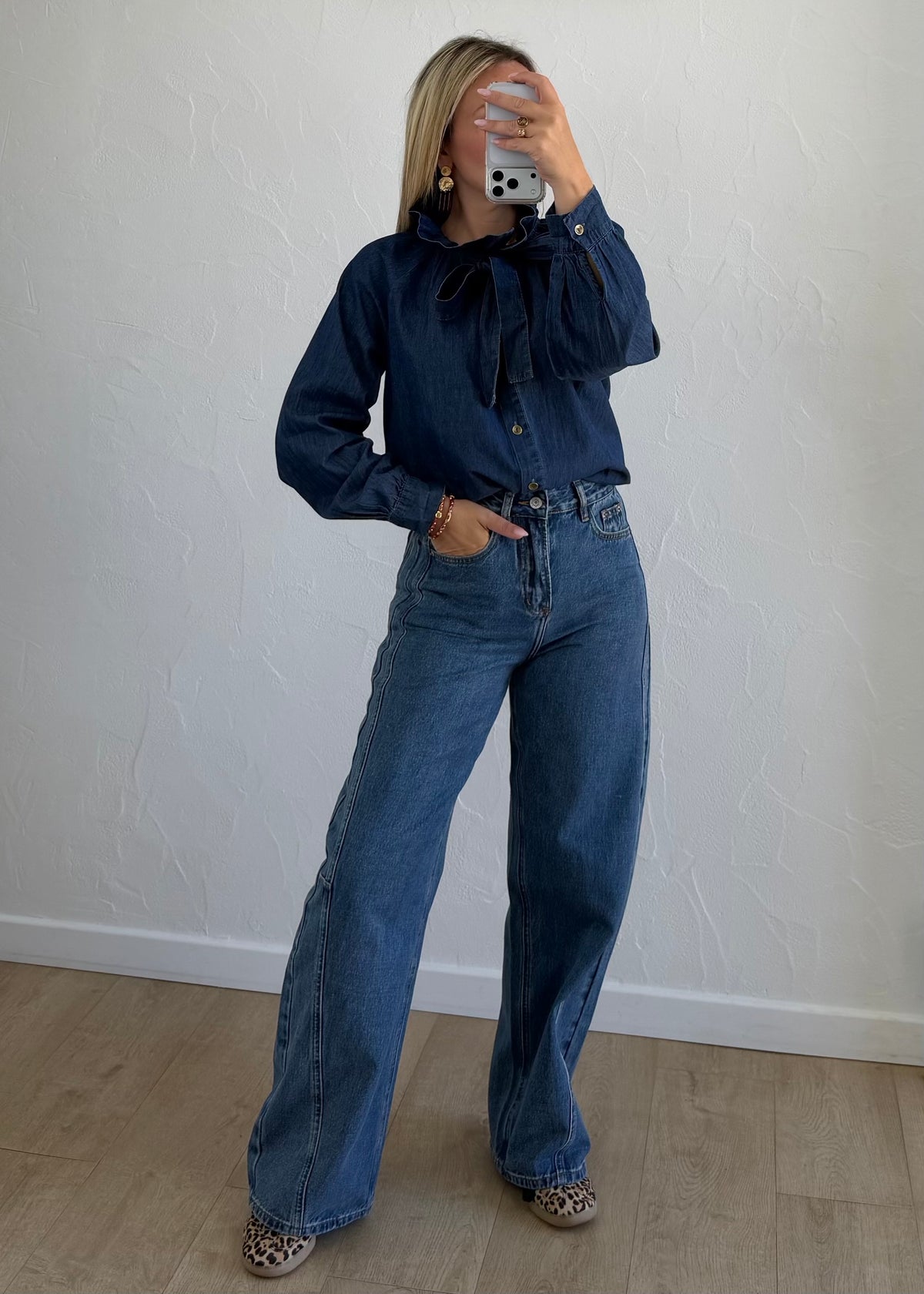 Blouse Alizée bleu